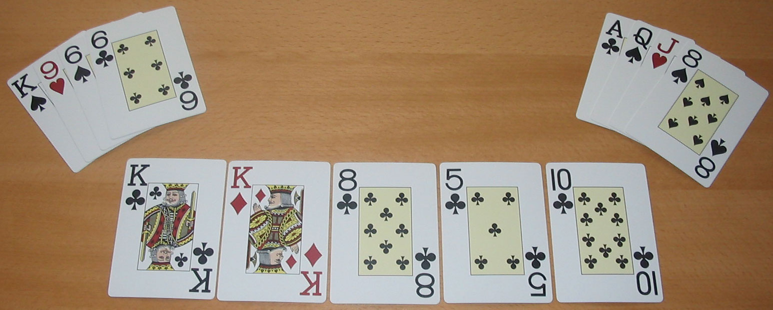 Bàn tay trong poker Omaha